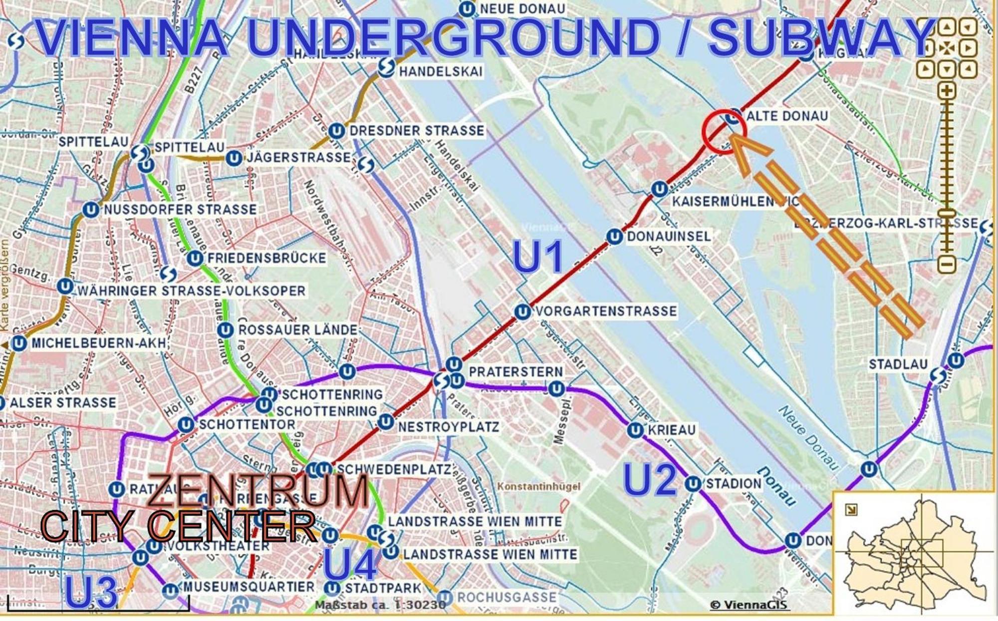 Yuki'S Place - Un-Vic, Danube Beach And Subway Near To Downtown Wien Exteriör bild