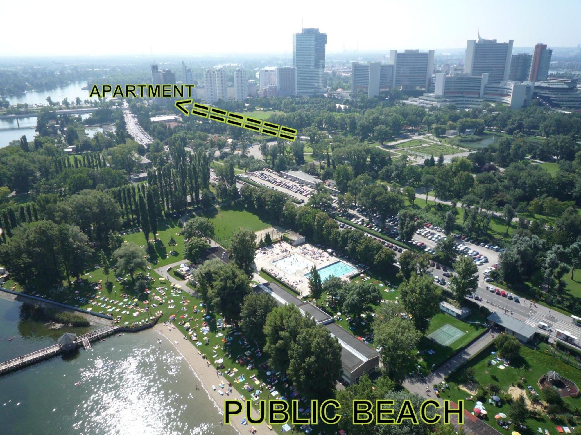 Yuki'S Place - Un-Vic, Danube Beach And Subway Near To Downtown Wien Exteriör bild
